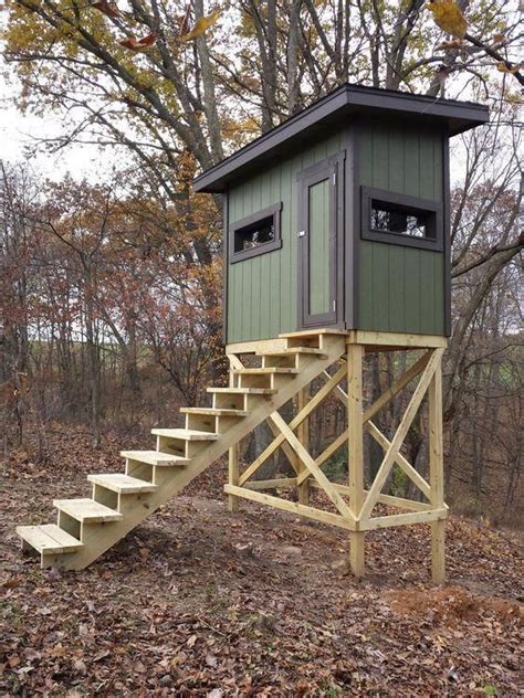 metal box deer stand plans|6x8 deer blind plans.